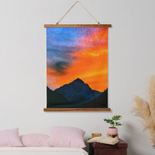 Tapisserie Suspendue Monde de l'Imaginaire en montagne