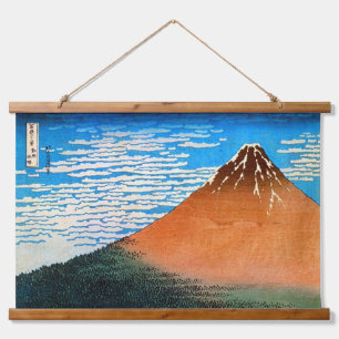 Tapisserie Suspendue Mont Fuji rouge, Hokusai, Ukiyo-e