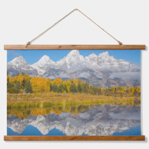 Tapisserie Suspendue Montagnes Grand Teton Wyoming