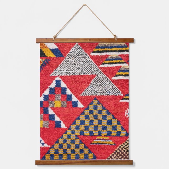 Tapisserie Suspendue Moroccan carpet inscriptions (Recto)