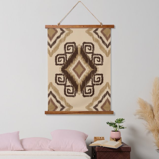 Tapisserie Suspendue Motif africain amoureux de carrelage (Chambre à coucher)