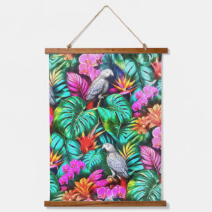 Tapisserie Suspendue Motif de surface sans couture Jungle Dreams avec p