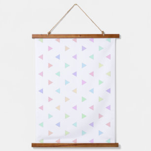 Tapisserie Suspendue Motif Pastel Triangles
