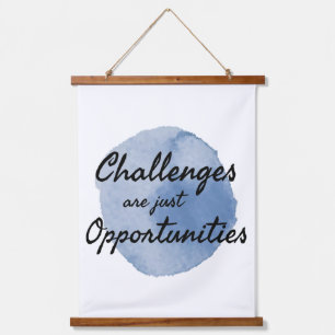 Tapisserie Suspendue mots de motivation pour le travail et la réussite