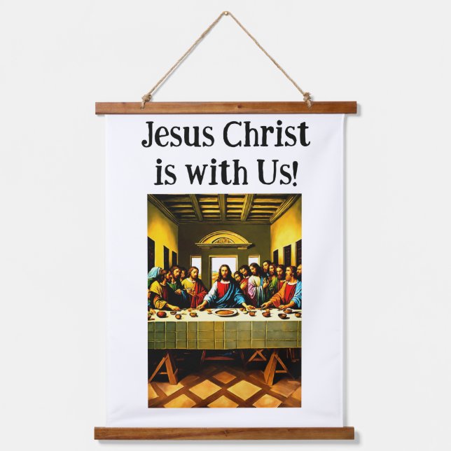 Tapisserie Suspendue Mur à poster de Jésus suspendu. (Recto)