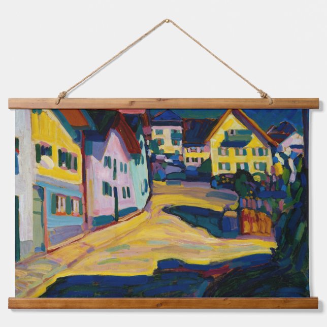 Tapisserie Suspendue Murnau Burggrabenstrasse 1 - Wassily Kandinsky (Devant)