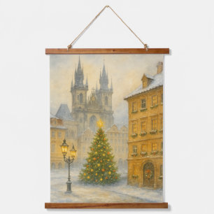 Tapisserie Suspendue Noël Rétro Vintage à Prague – Vieille Ville