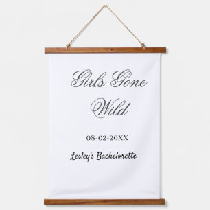 Tapisserie Suspendue Nom de la fête de Bachelorette Girls Gone wild dat
