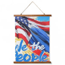 Nous Le Peuple | Drapeau américain Brusch Patrioti
