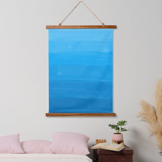 Tapisserie Suspendue Ocean Blue Ombre (Chambre à coucher)