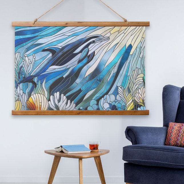 Tapisserie Suspendue Ocean Life - Digital Art Mosaic (Créateur téléchargé)