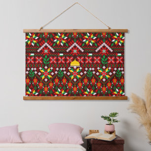Tapisserie Suspendue Palestine Tatreez Broderie traditionnelle