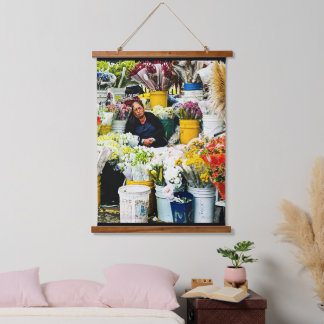 Tapisserie Suspendue Paloquemao Market Bogotá