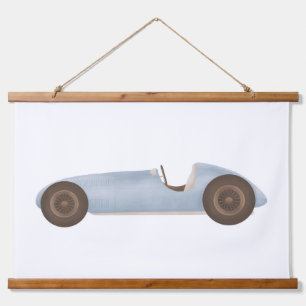 Tapisserie Suspendue Parking Vintage Bleu Enfants Décor Chambre