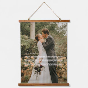 Tapisserie Suspendue Paroles de Our Mariage Song