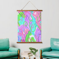Pastel Pop Art Abstrait