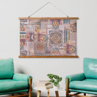 Patchwork ethnique Abstrait Mur suspendu