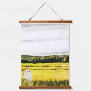 Tapisserie Suspendue Paysage jaune