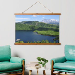 Tapisserie Suspendue Paysage panoramique du lac Coldwater du mont St He