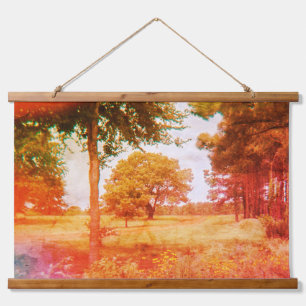 Tapisserie Suspendue Paysage vintage