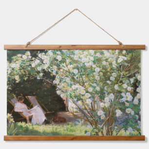 Tapisserie Suspendue Peder Severin Kroyer - Roses