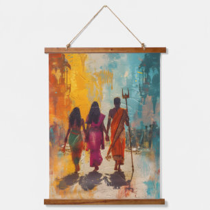 Tapisserie Suspendue Peinture