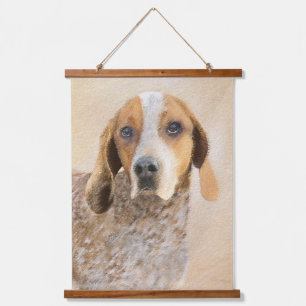Tapisserie Suspendue Peinture américaine anglaise sur pilon - Chien Art