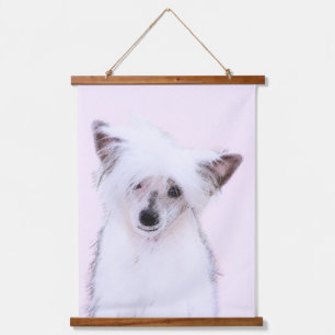 Tapisserie Suspendue Peinture chinoise en poudre - Art Chien
