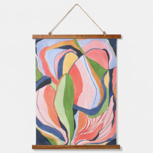 Tapisserie Suspendue Peinture d'art à l'aquarelle abstraite colorée sus