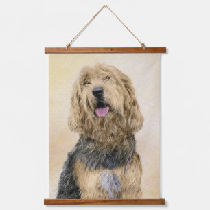 Tapisserie Suspendue Peinture d'Otterhound - Joli art original de chien
