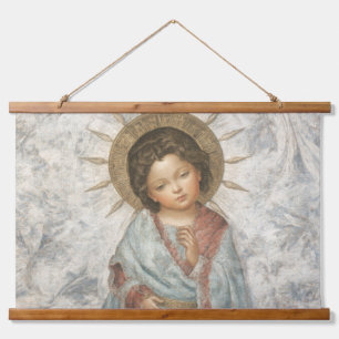 Tapisserie Suspendue Peinture du Jeune Sauveur Jésus