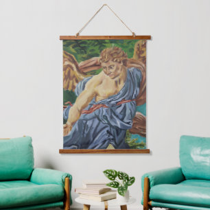 Tapisserie Suspendue peinture d'un ange