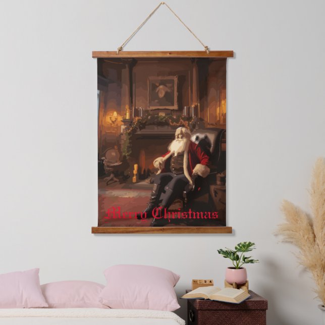 Tapisserie Suspendue Père Noël Cosy Nook (Chambre à coucher)
