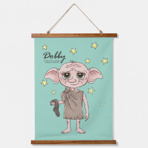 Tapisserie Suspendue Personnage en aquarelle de Dobby