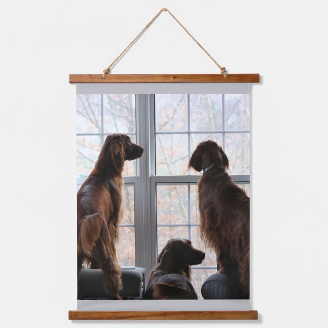 Tapisserie Suspendue Personnalisé 66 cm x 91,4 cm vertical (Portrait),  (Recto)