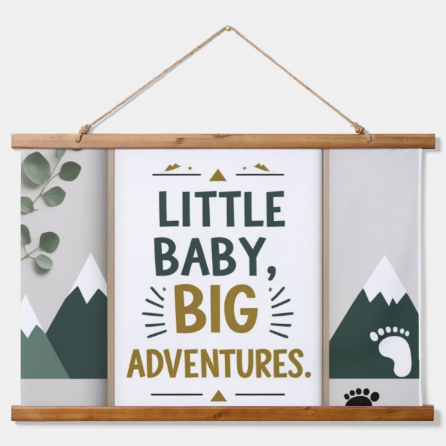 Tapisserie Suspendue Petit bébé gros (Devant)