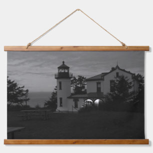 Tapisserie Suspendue Phare la nuit
