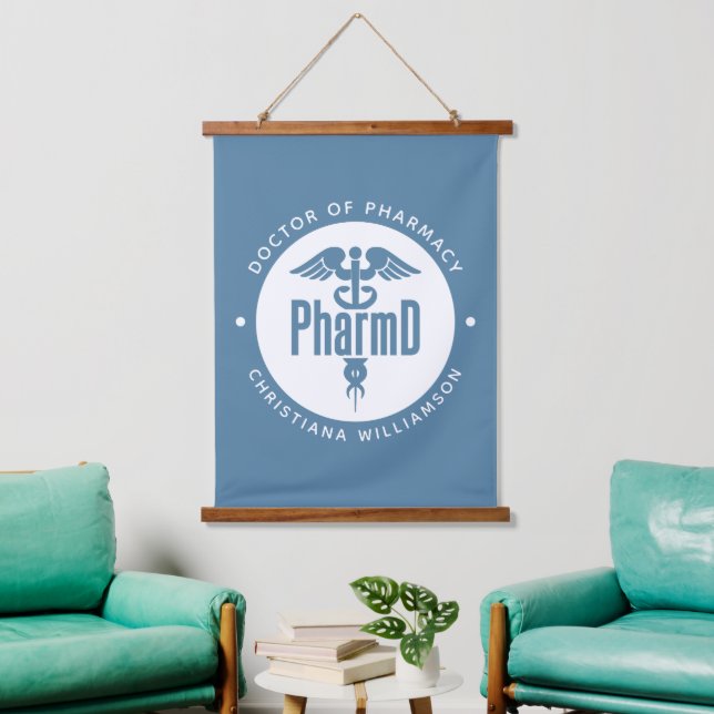 Tapisserie Suspendue PharmD Docteur en pharmacie Pharmacy Graduation Ph (Salon)