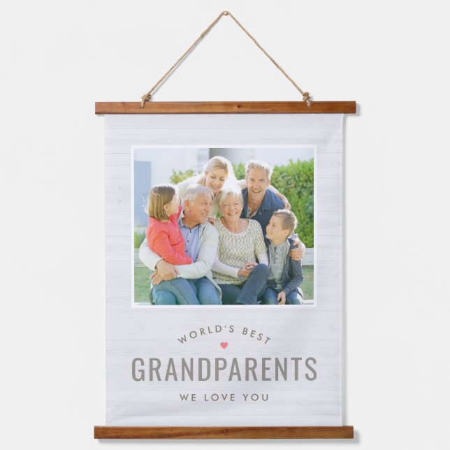 Tapisserie Suspendue Photo Cadeau Personnalisé Simply Love Tapestry (Recto)