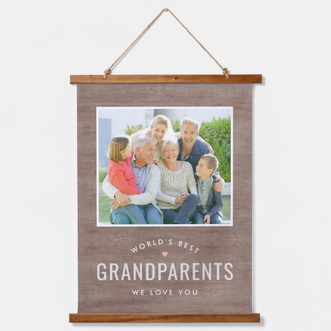 Tapisserie Suspendue Photo Cadeau Personnalisé Simply Love Tapestry (Recto)