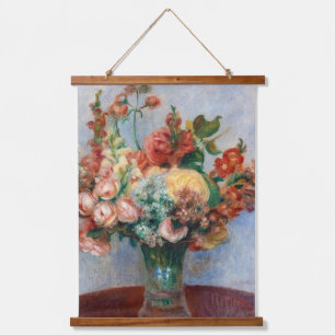 Tapisserie Suspendue Pierre-Auguste Renoir - Fleurs dans un Vase
