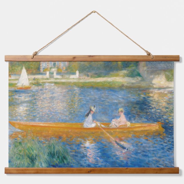 Tapisserie Suspendue Pierre-Auguste Renoir - Le Skiff (Devant)