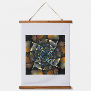 Tapisserie Suspendue Pinwheel Art Abstrait