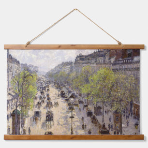 Tapisserie Suspendue Pissarro - Boulevard Montmartre, Printemps