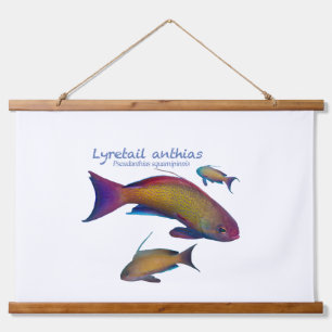 Tapisserie Suspendue Poissons de récif colorés