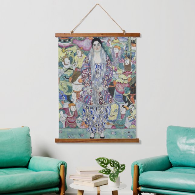 Tapisserie Suspendue Portrait de Friederike Maria par Gustav Klimt (Salon)
