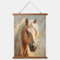 Portrait Palomino Horse