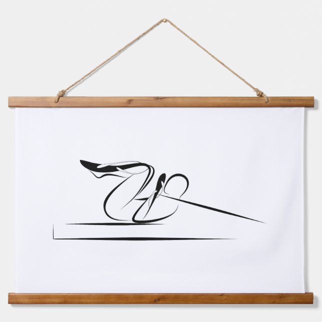 Tapisserie Suspendue Poster de coordination Pilates - Réformateur (Devant)