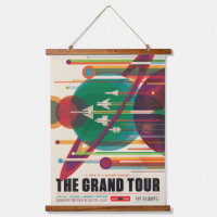 Poster de Voyage Espace Rétro - Système Solaire Gr