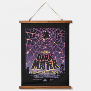 Tapisserie Suspendue Poster en Matière Noire.